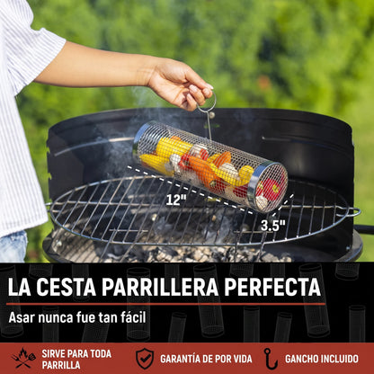 Cesta Parrillera 360°