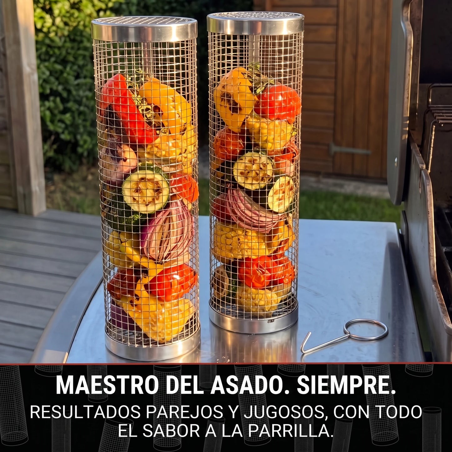 Cesta Parrillera 360°