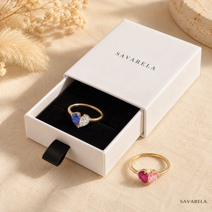 Elora ring in its Savarela gift box