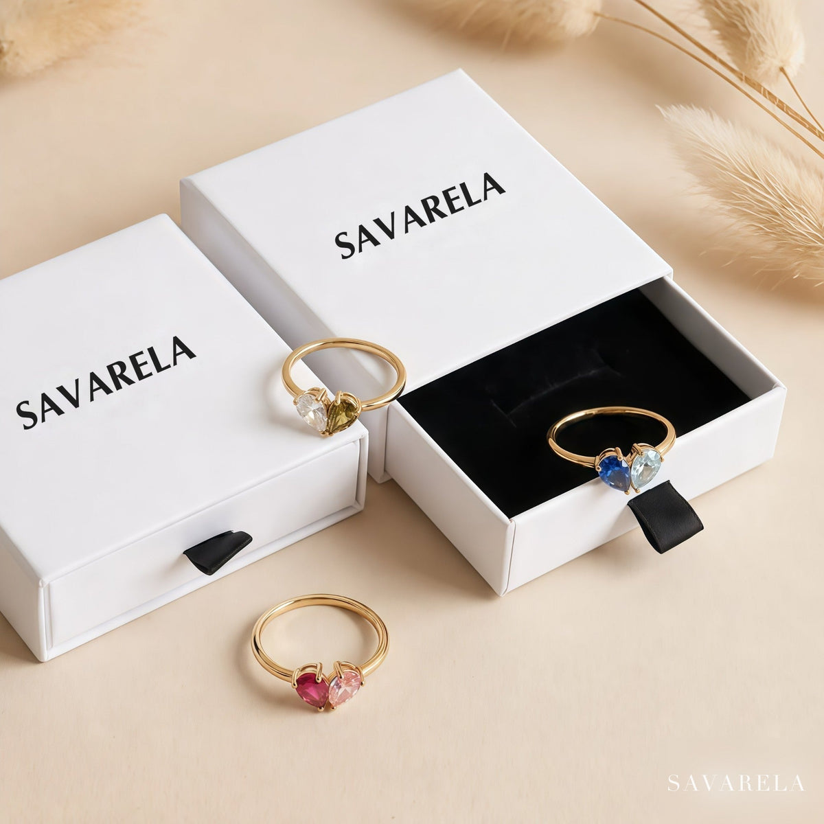 Elora ring in its Savarela gift box