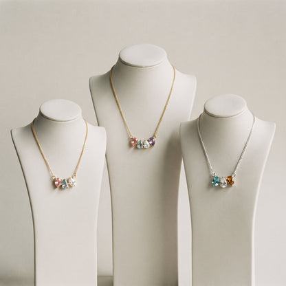 Kindred Necklace in gold and silver